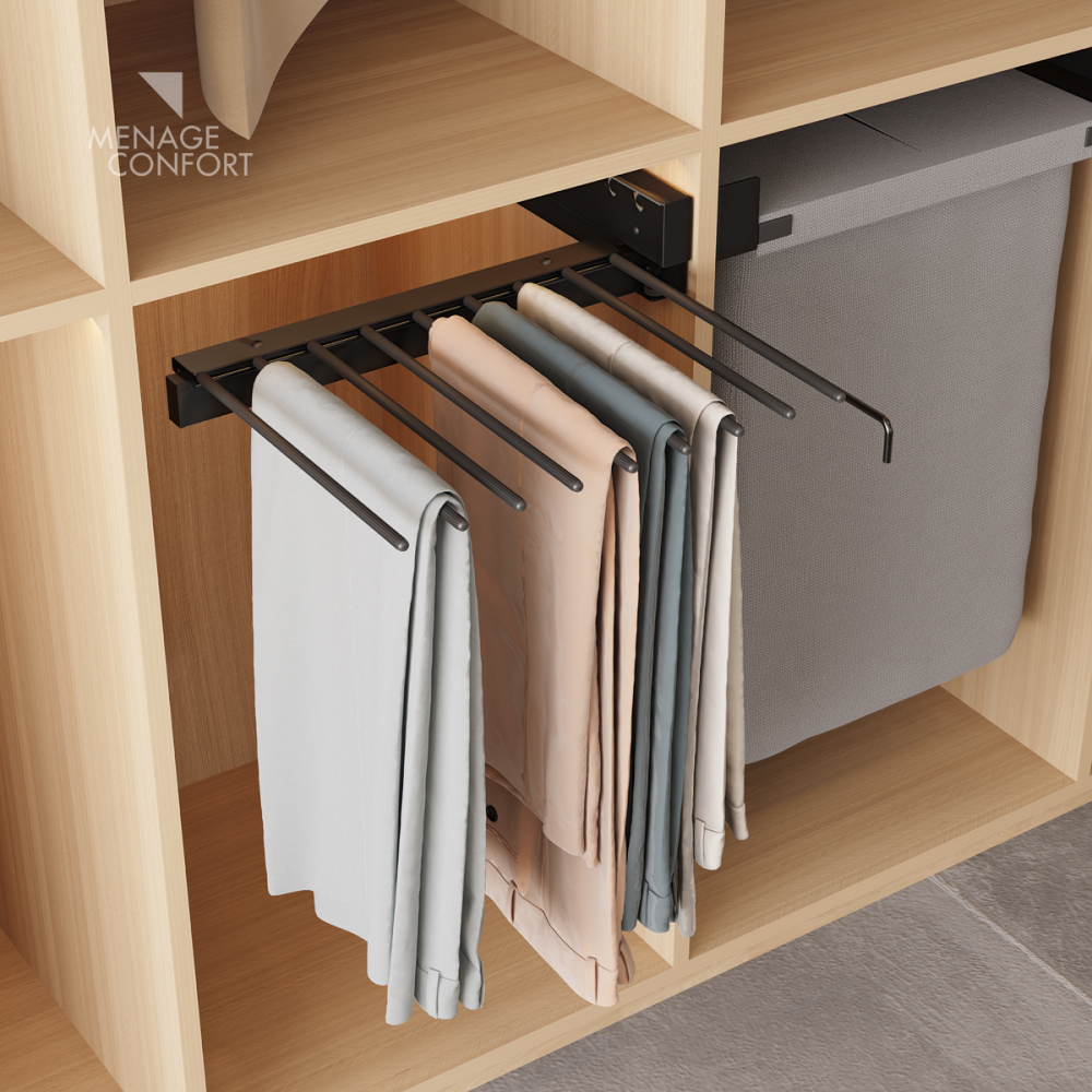 Imagem para a categoria Linha Chic - Suporte para calças de fixação lateral